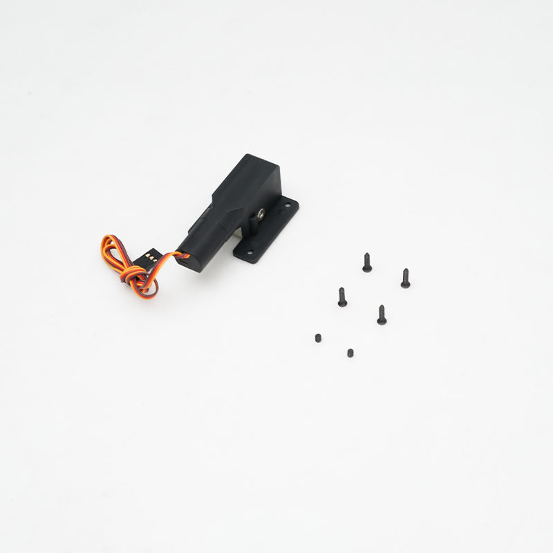 E-Retract assembly for 1400mm T28 V4 RC model with mounting screws