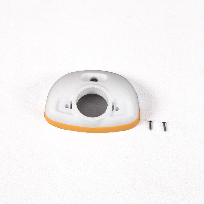 1220mm Ranger V2 white cowl with orange trim and two included screws.