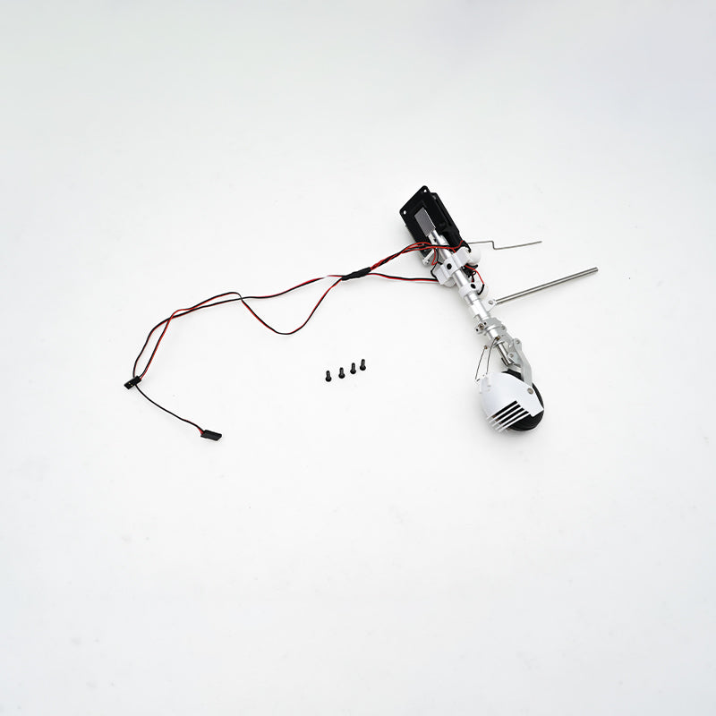 Front landing gear system for 70mm SU-27 and J-11 with wires and screws.