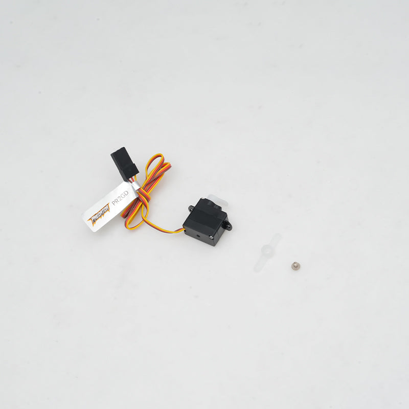 850mm Ranger 2g digital gear servo with connector and attachment components