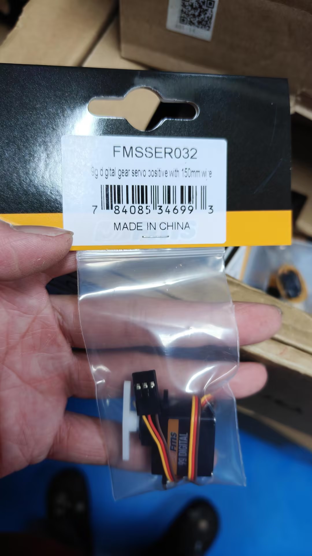 9g Digital Gear Servo Positive With 150mm Wire For 1200mm Ranger