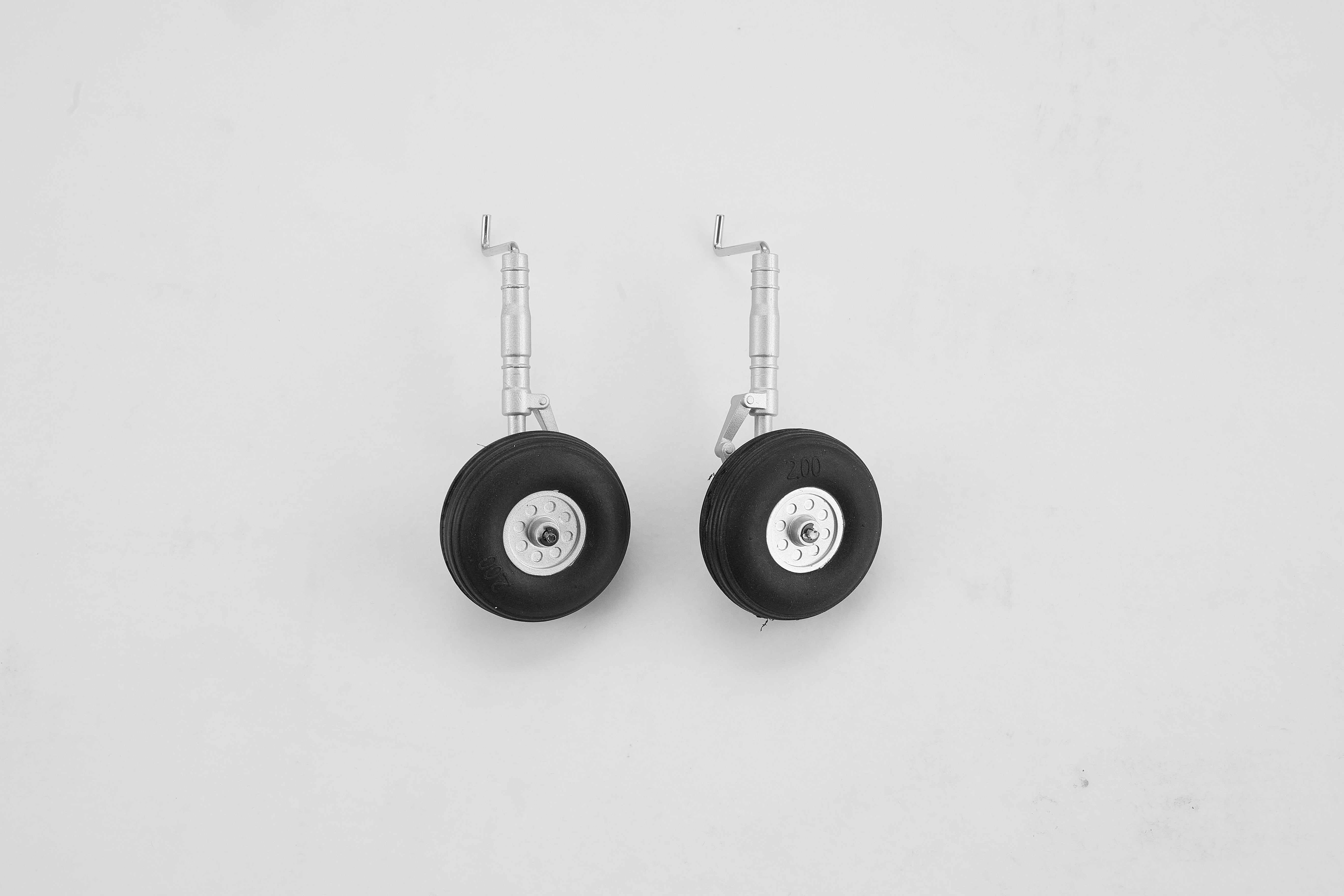 Main landing gear wheels for 64mm Rafale EDF jet model