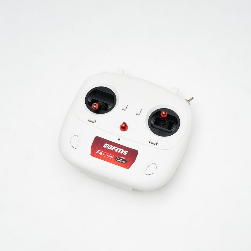 White FMS F4 6 Channel 2.4GHz transmitter for 800mm Beaver RC plane