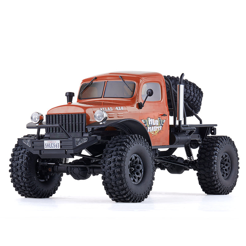 ROCHOBBY 1:10 Atlas 4x4 Off-Road Truck RS in orange with large tires
