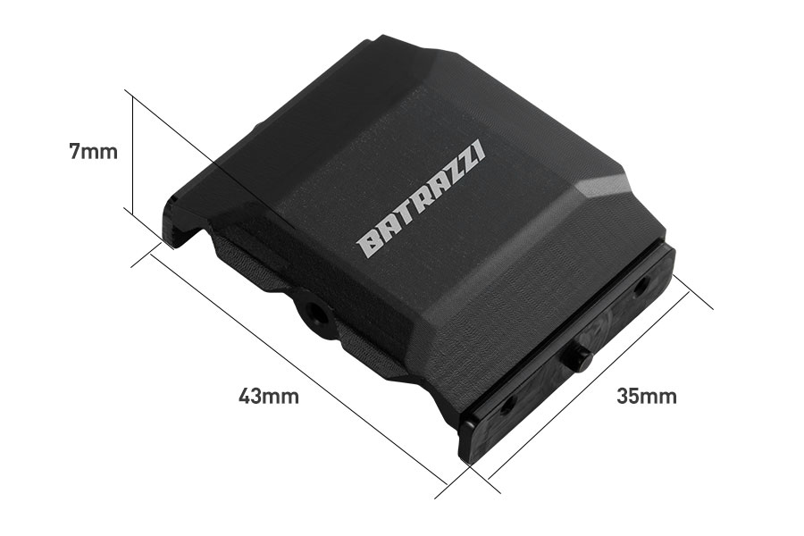 BATRAZZI POM Central Skid Plate Mount for FMS FCX18 II