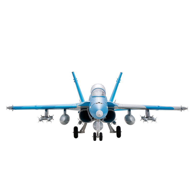 64mm F/A-18 Hornet EDF Jet | Blue Marine RC Plane PNP RTF – FMS Hobby