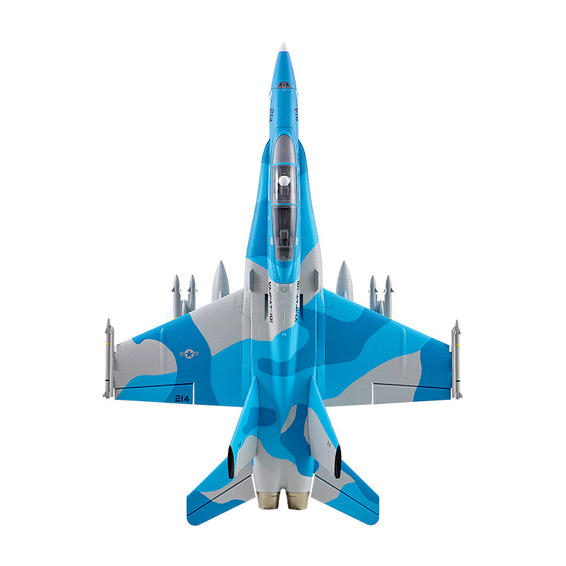 64mm F/A-18 Hornet EDF Jet | Blue Marine RC Plane PNP RTF – FMS Hobby