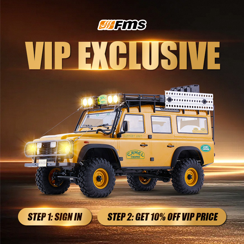 FMS 1:10 FCX10 Land Rover Camel Trophy Edition RS