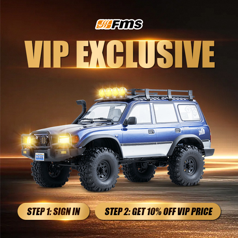 FCX10 LC80 ランドクルーザー FMS 1:10 LC80 RC Rock Crawler | Premium Remote Control Truck – FMS Hobby