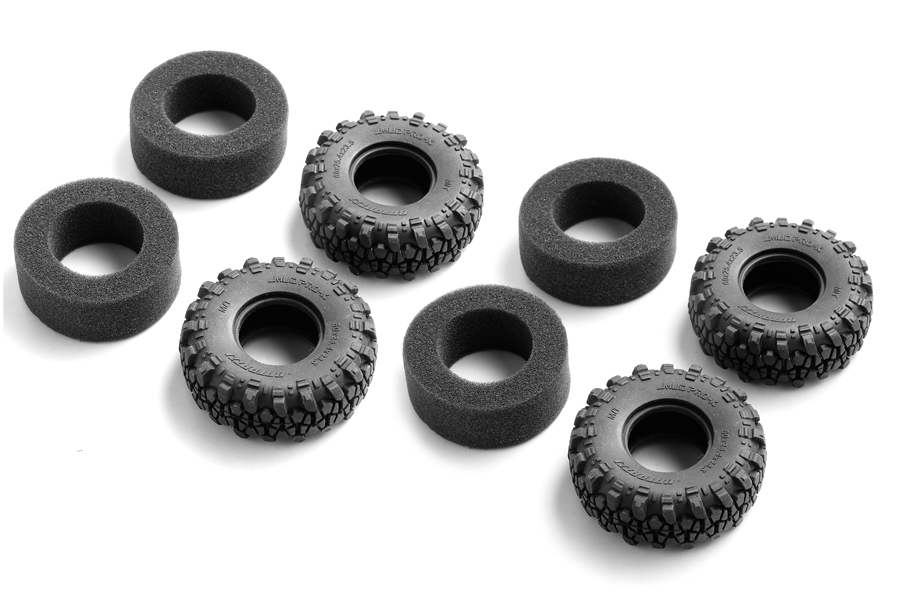BATRAZZI 60*23.5mm Mud Pro-X 1.0” M/T Tires V2 (4pcs)