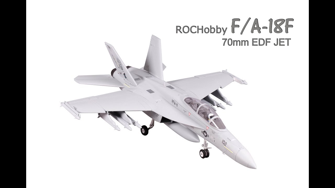 70mm EDF F-18F Super Hornet V2 PNP | 12-Blade EDF – FMS Hobby