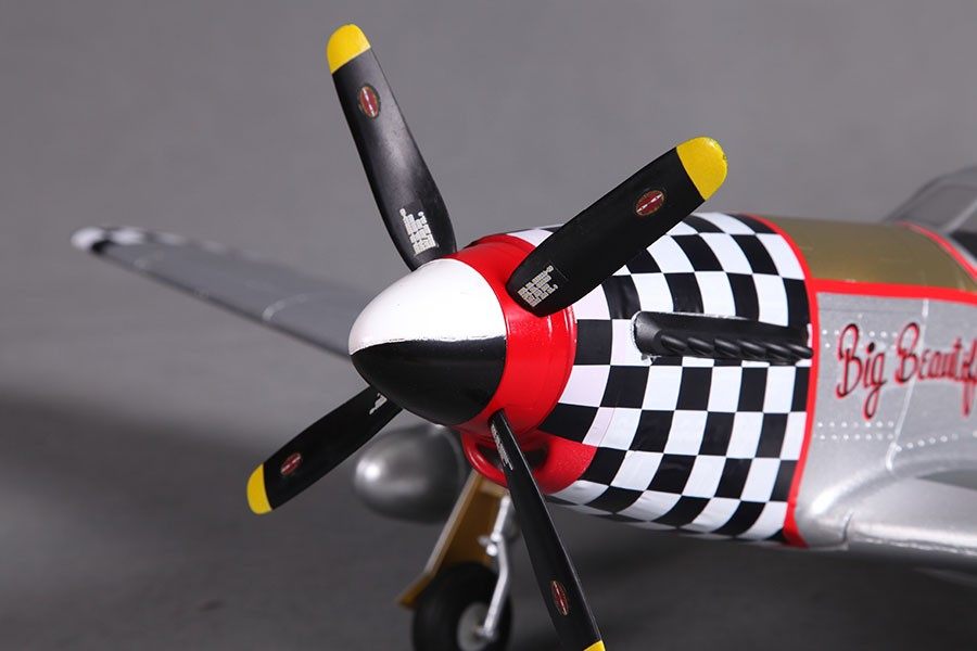 P-51D V2 Big Beautiful Doll 800mm RC Plane | PNP – FMS Hobby