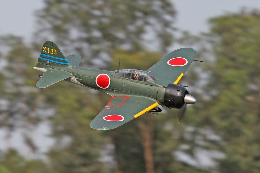 1400mm A6M3 Zero PNP | 6-Channel Plug-and-Play Warbird – FMS Hobby