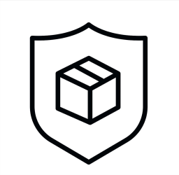 Shipping protection graphic icon for RC model packaging.