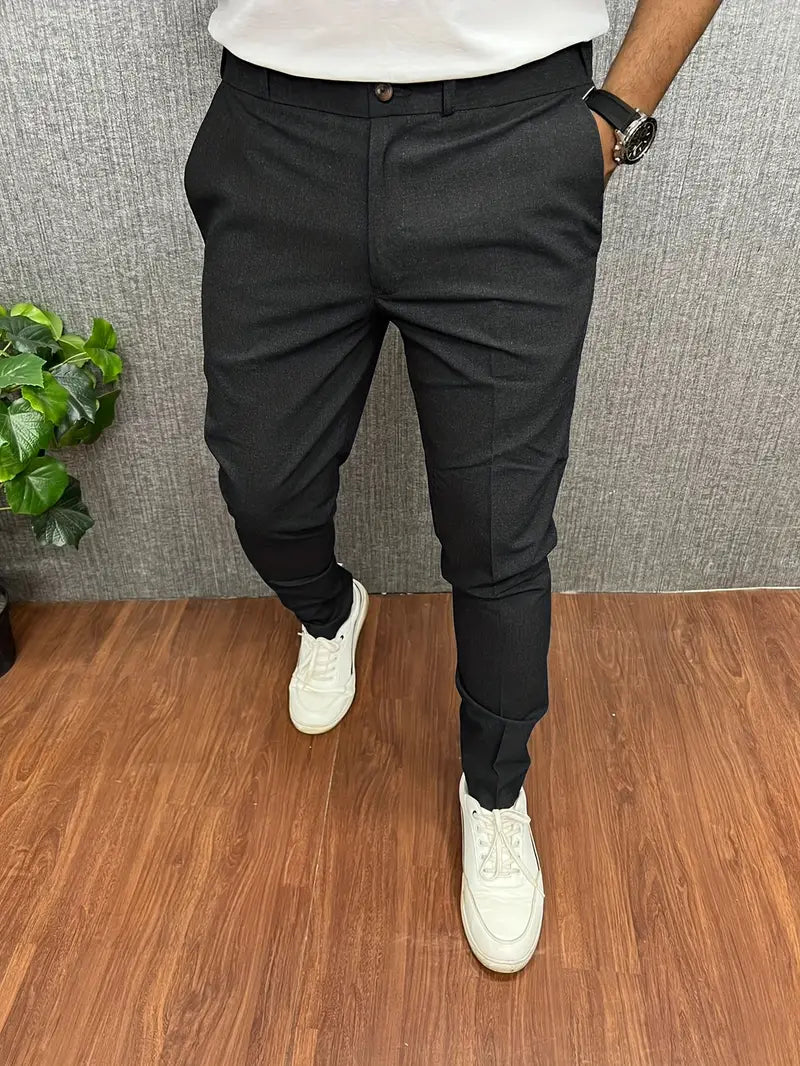 Herren Hose Slim Fit | Leicht Bequem-Embercourt