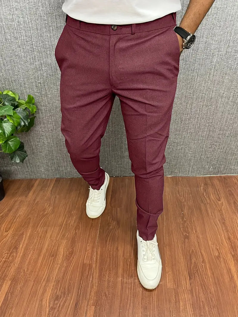 Herren Hose Slim Fit | Leicht Bequem-Embercourt