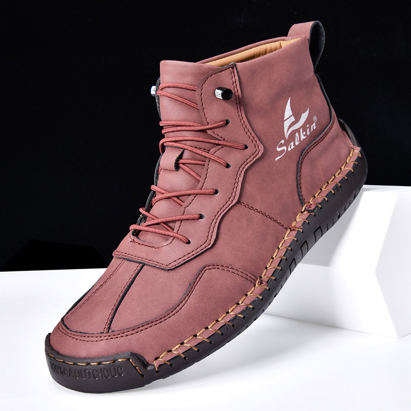 🎁Zeitlich begrenztes Angebot: 50 % Rabatt ⏳ Räumungsverkauf!! (👞Haltbar bis zu fünf Jahre) Herren-Freizeitschuhe aus echtem Leder