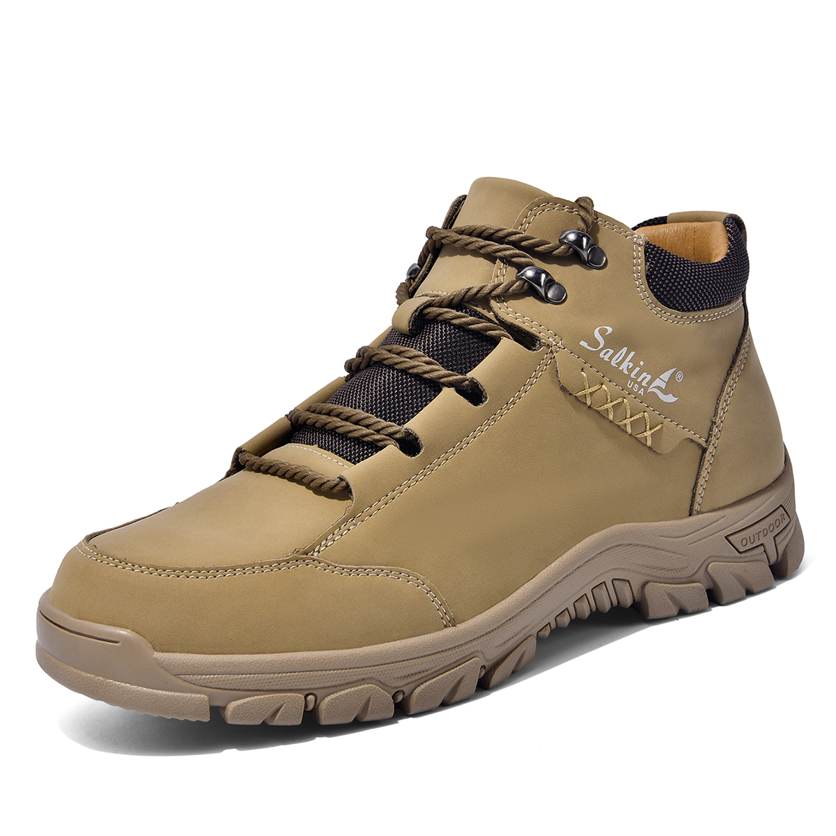 Orthopädische Lederstiefel für Herren-Embercourt