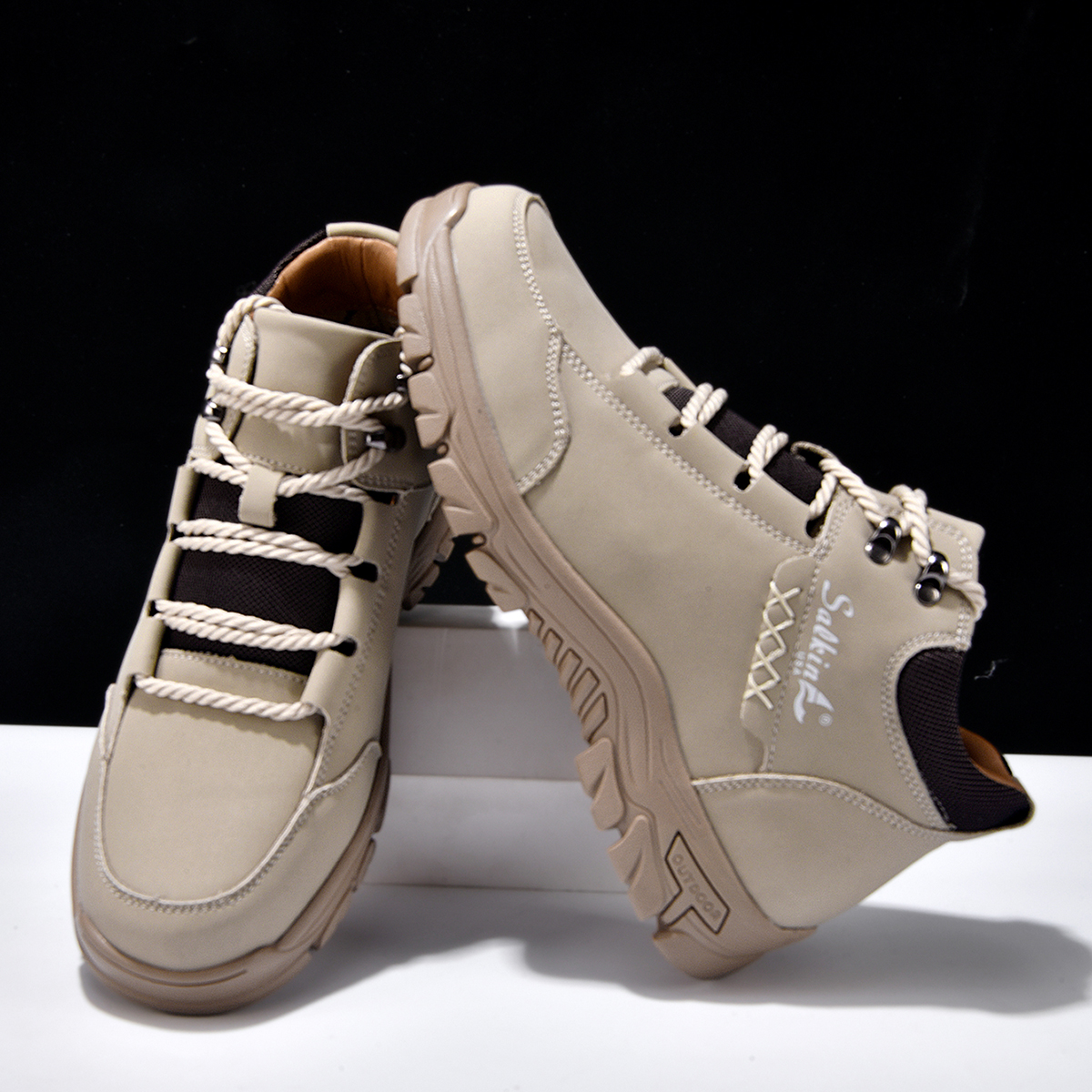 Orthopädische Lederstiefel für Herren-Embercourt