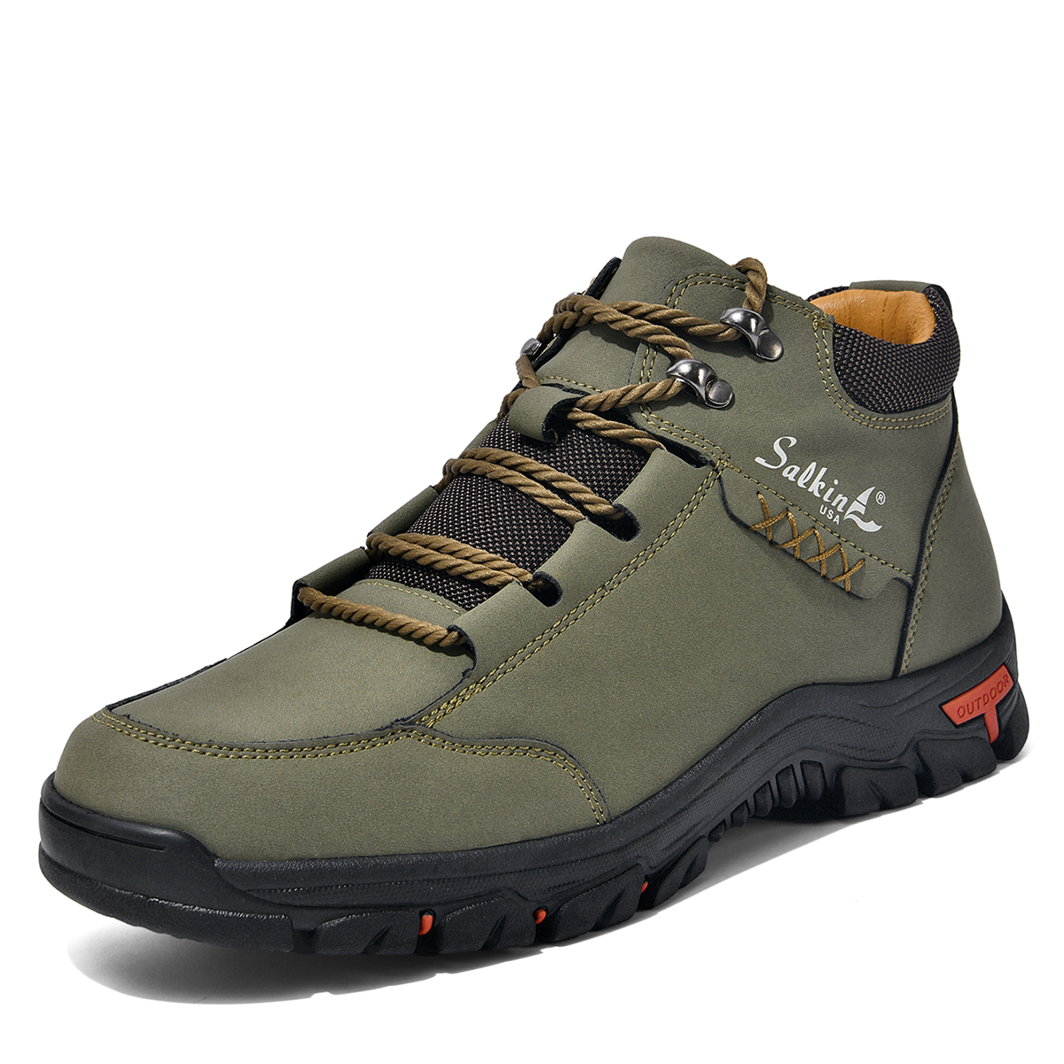 Orthopädische Lederstiefel für Herren-Embercourt