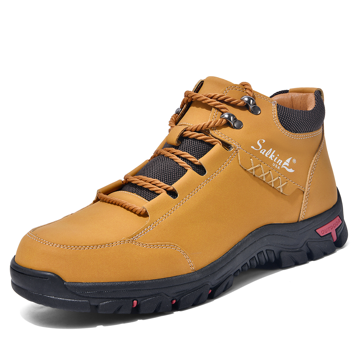Orthopädische Lederstiefel für Herren-Embercourt