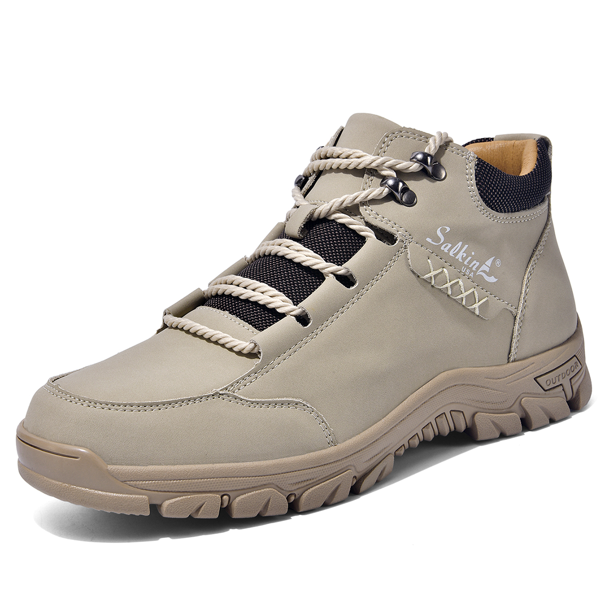 Orthopädische Lederstiefel für Herren-Embercourt