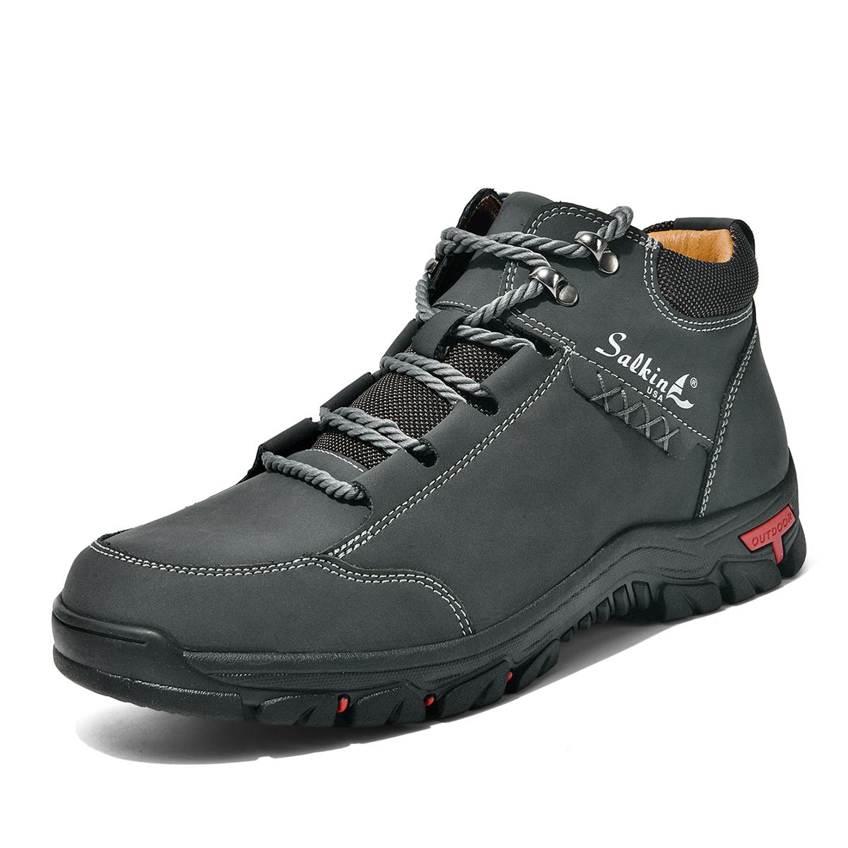 Orthopädische Lederstiefel für Herren-Embercourt