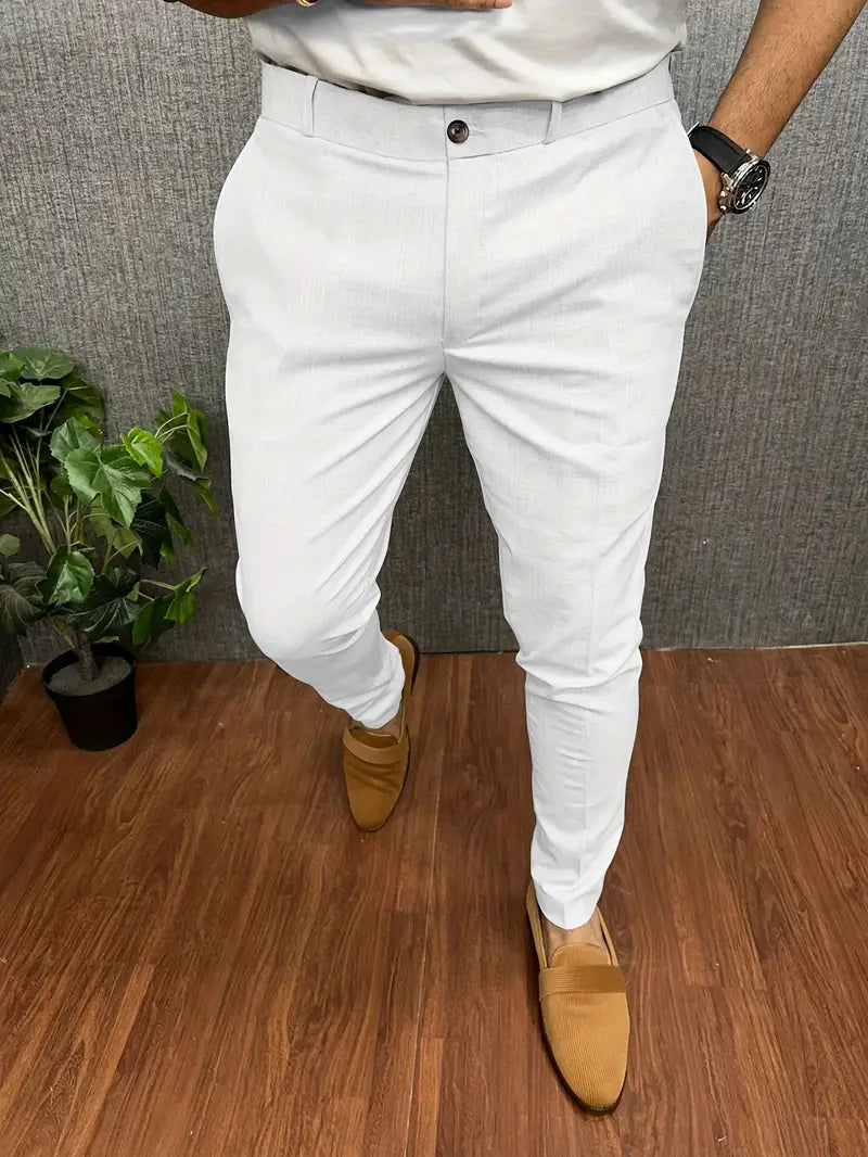 Herren Hose Slim Fit | Leicht Bequem-Embercourt