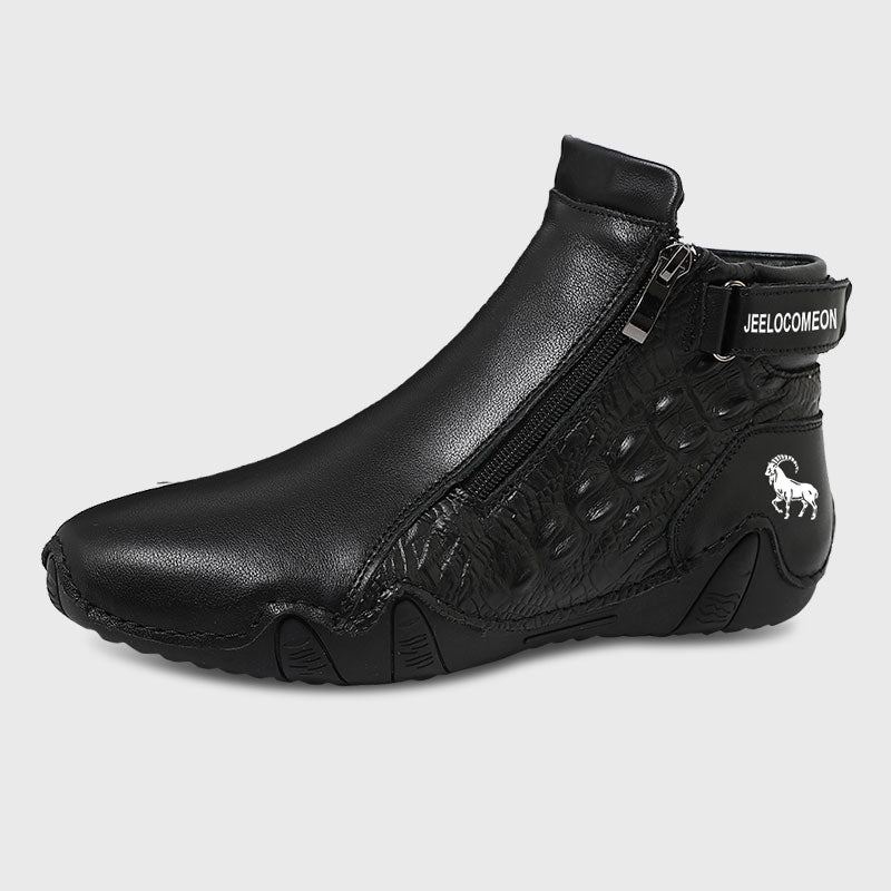 Dbeck® Crocodile: Wasserdichte Herrenstiefel für Outdoor, Pendeln & Autofahren-Embercourt