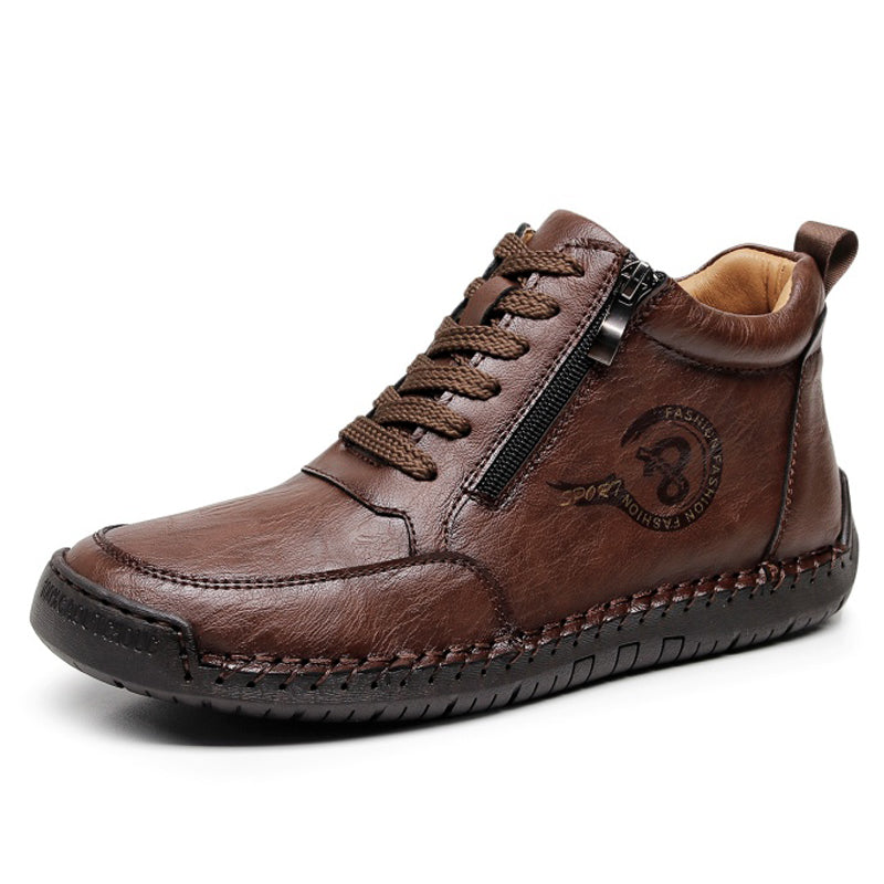Retro-Motorradstiefel und Arbeitsstiefel für Herren