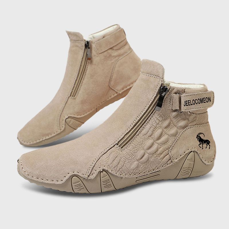 Dbeck® Crocodile: Wasserdichte Herrenstiefel für Outdoor, Pendeln & Autofahren-Embercourt