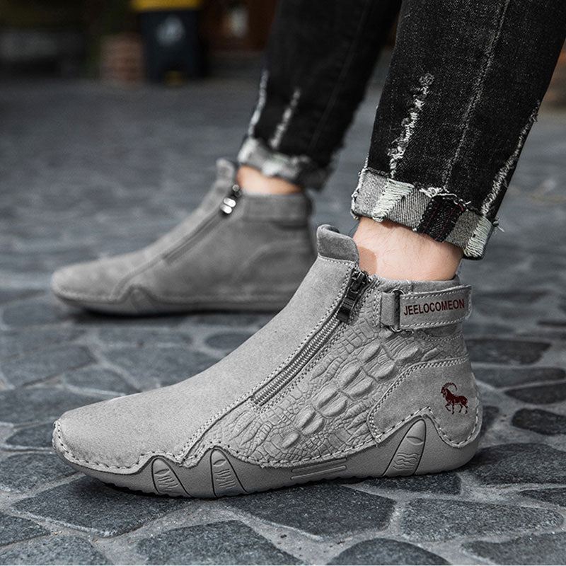 Dbeck® Crocodile: Wasserdichte Herrenstiefel für Outdoor, Pendeln & Autofahren-Embercourt