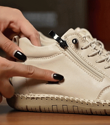 (🔥 50 % Rabatt – Nicht verpassen!) Ausgewählte Schuhe aus Kalbsleder – Orthopädische Schuhe – 👞 – Strapazierfähig, rutschfest und wasserdicht (Fußgewölbeunterstützung, Schmerzlinderung, Unisex)-Embercourt
