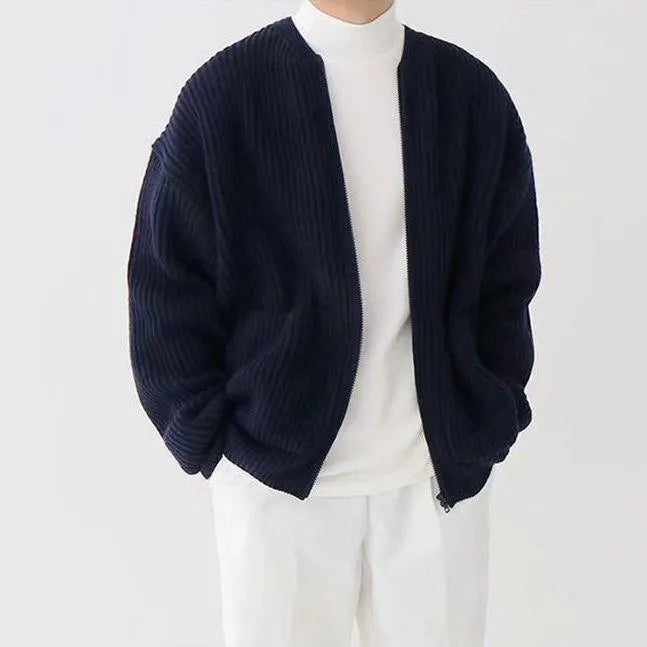 Heidi-Mode | Herren Strickjacke mit Reißverschluss-Embercourt