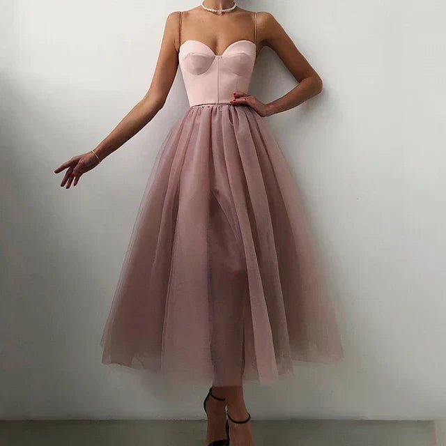 Narcisa- Elegantes Tüll Korsatzt Abendkleid Für Damen-Embercourt
