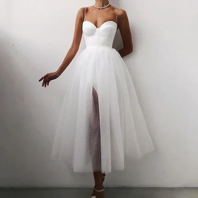Narcisa- Elegantes Tüll Korsatzt Abendkleid Für Damen-Embercourt