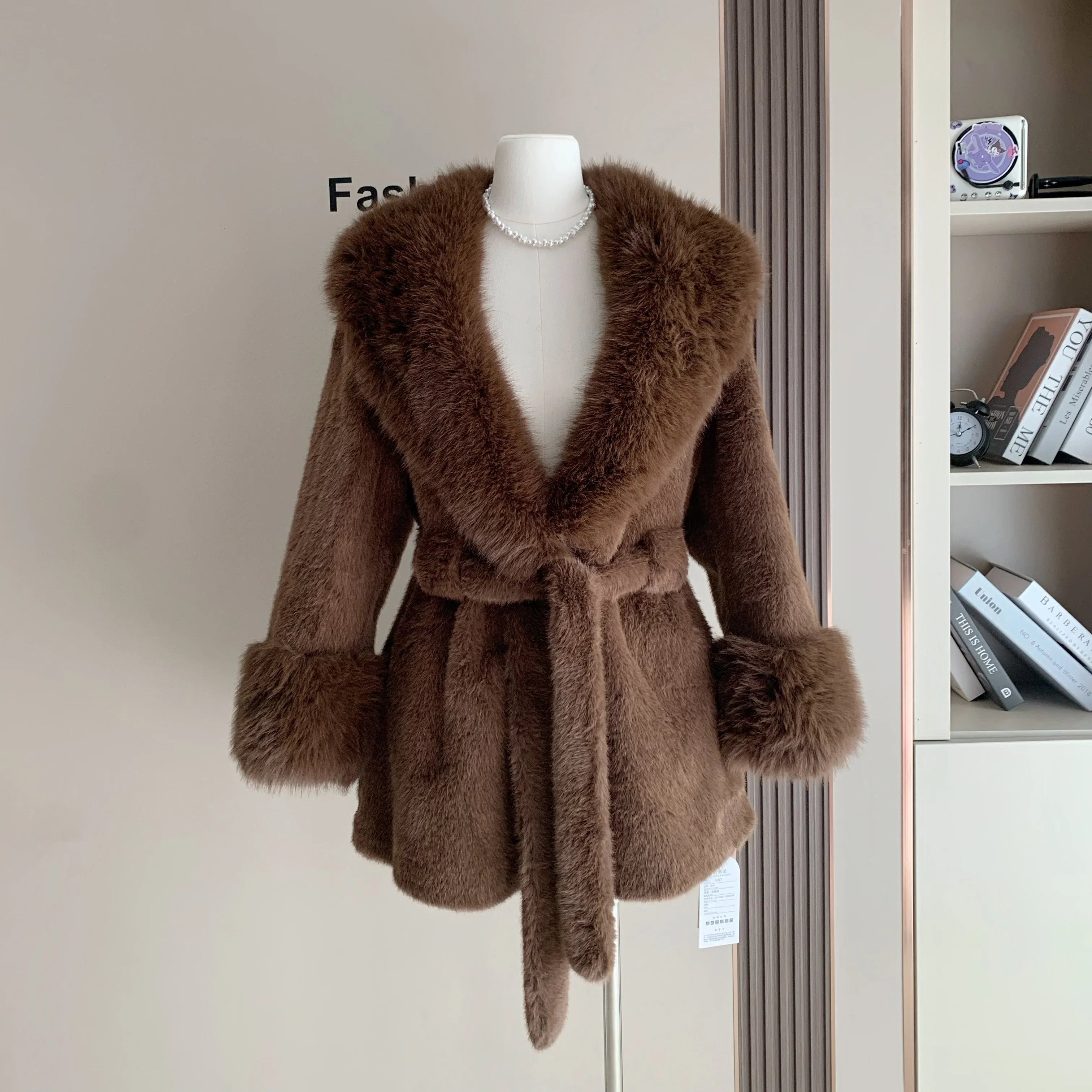 Jessa Mantel mit Kunstfellbesatz-Embercourt