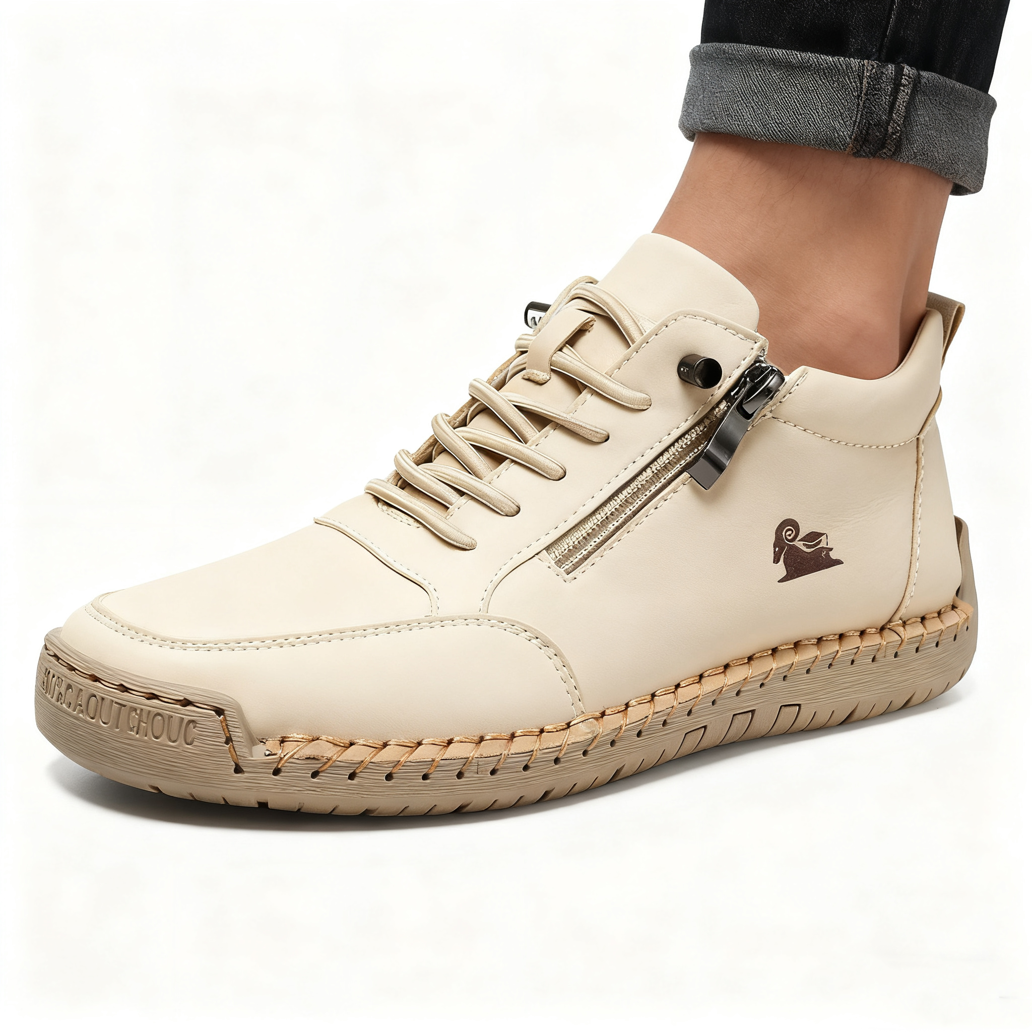 (🔥 50 % Rabatt – Nicht verpassen!) Ausgewählte Schuhe aus Kalbsleder – Orthopädische Schuhe – 👞 – Strapazierfähig, rutschfest und wasserdicht (Fußgewölbeunterstützung, Schmerzlinderung, Unisex)-Embercourt