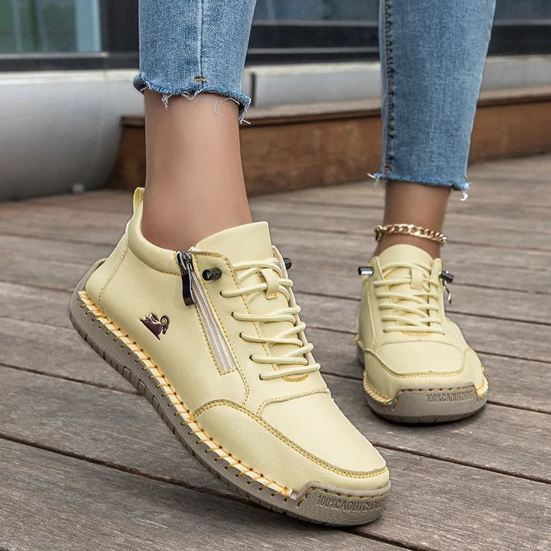 (🔥 50 % Rabatt – Nicht verpassen!) Ausgewählte Schuhe aus Kalbsleder – Orthopädische Schuhe – 👞 – Strapazierfähig, rutschfest und wasserdicht (Fußgewölbeunterstützung, Schmerzlinderung, Unisex)-Embercourt