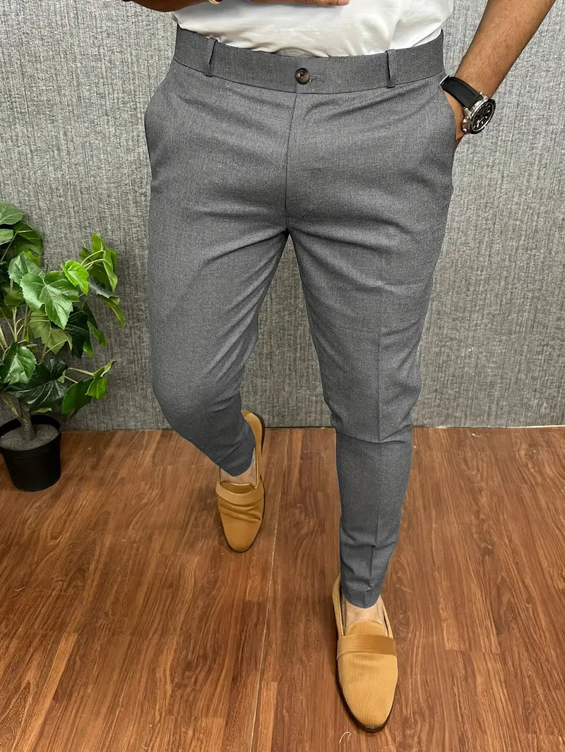 Herren Hose Slim Fit | Leicht Bequem-Embercourt