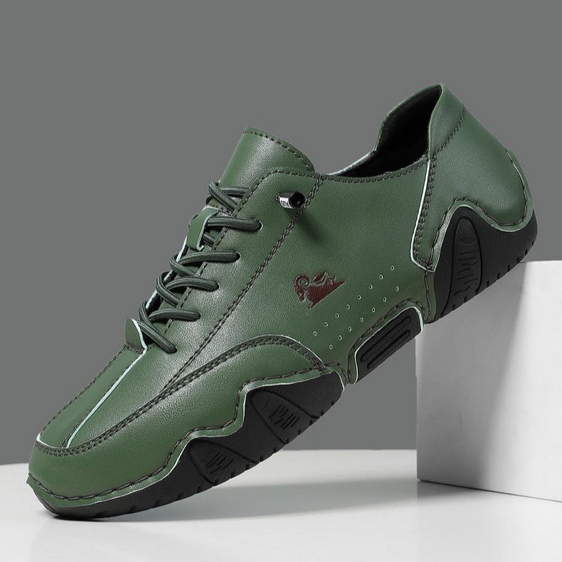 🔥Heute 30 % Rabatt! 🔥 Kalbslederschuhe– 👞 – Strapazierfähig, rutschfest und wasserdicht (mit Fußgewölbeunterstützung)-Embercourt