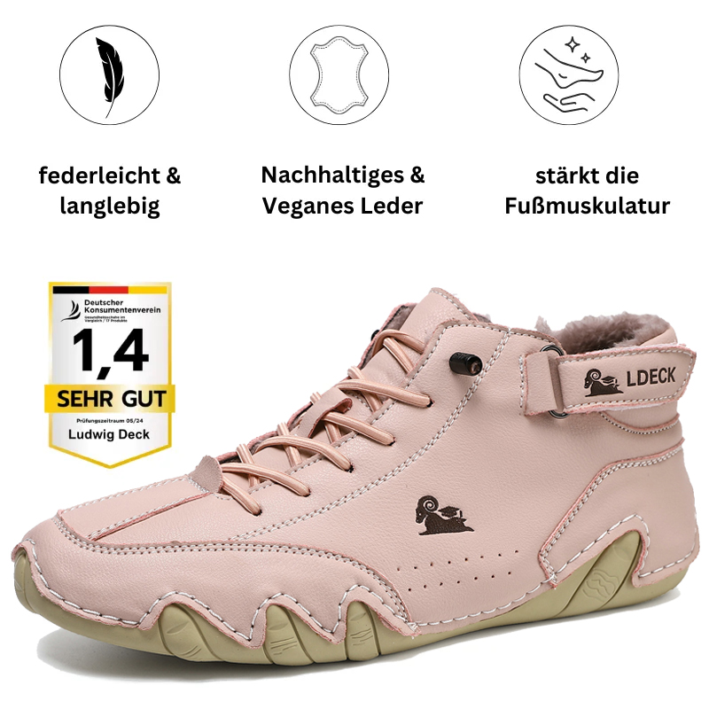 Ludwig Deck® orthopädische Winter Barfuß-Lederschuhe