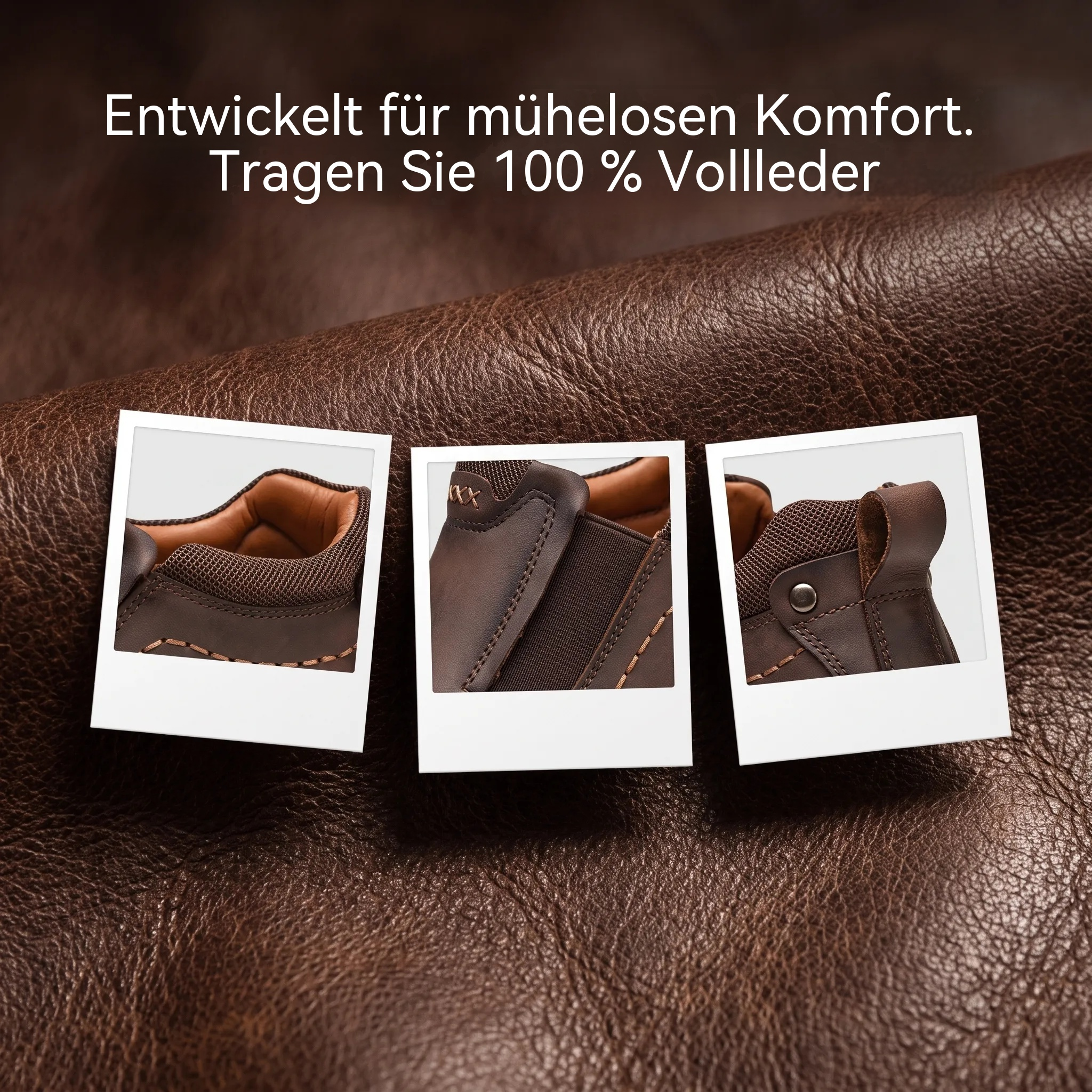  Orthopädische Herren-Wanderstiefel aus handgefertigtem Echtleder – komfortabel