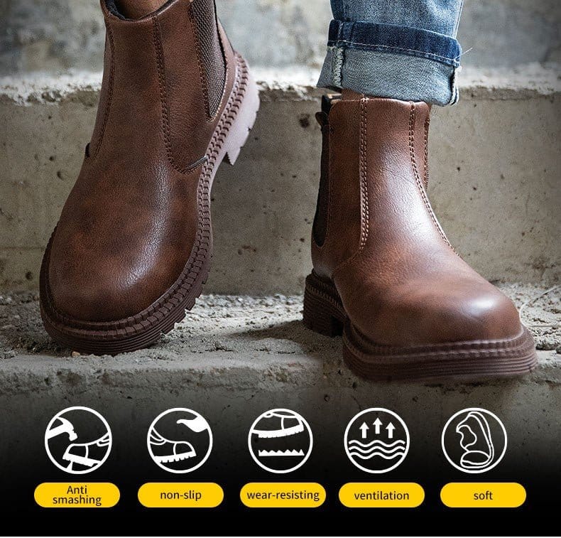Wasserdichte High-Top-Arbeitsstiefel für Herren