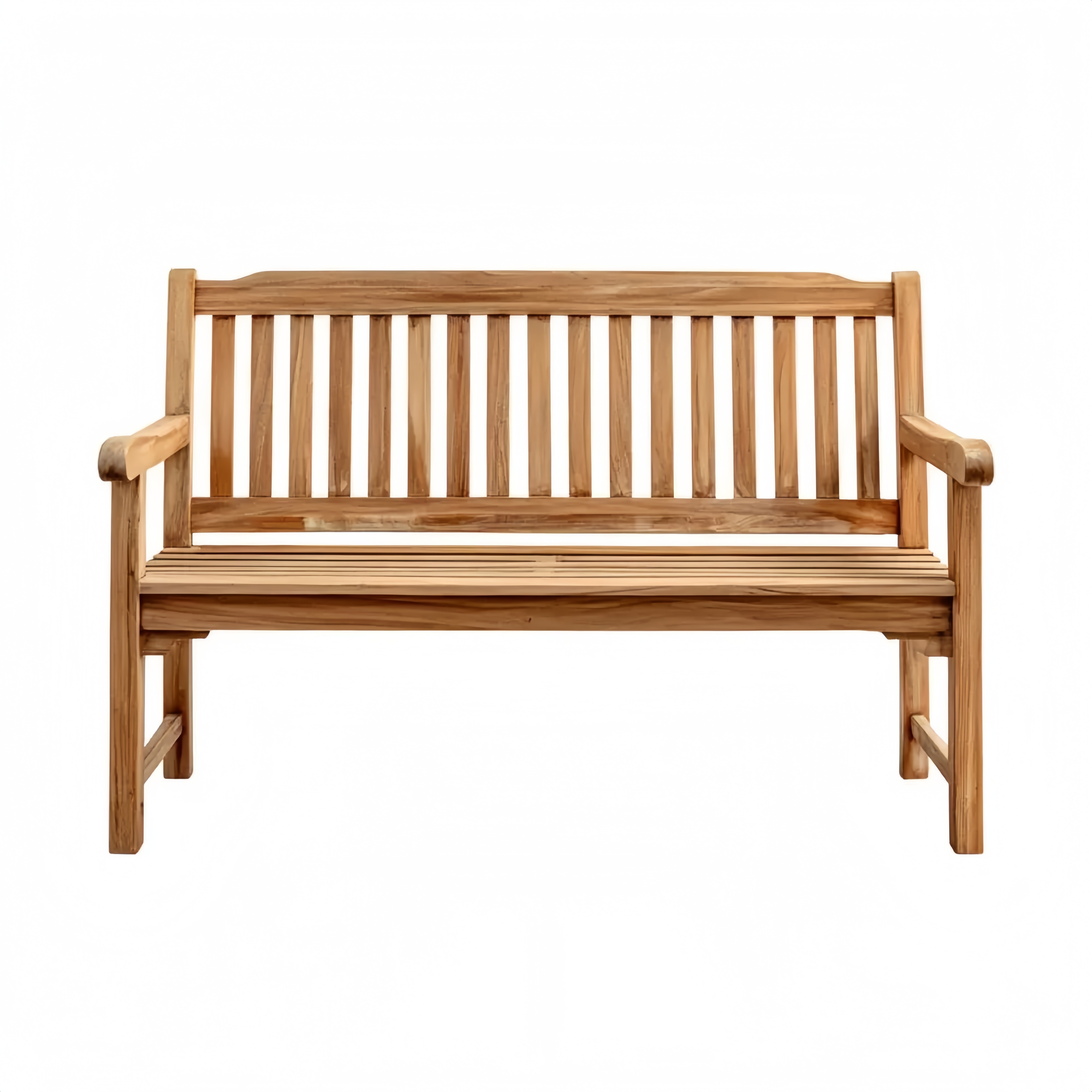 Panca da giardino in legno di teak 120x60x90 cm - Colore Naturale