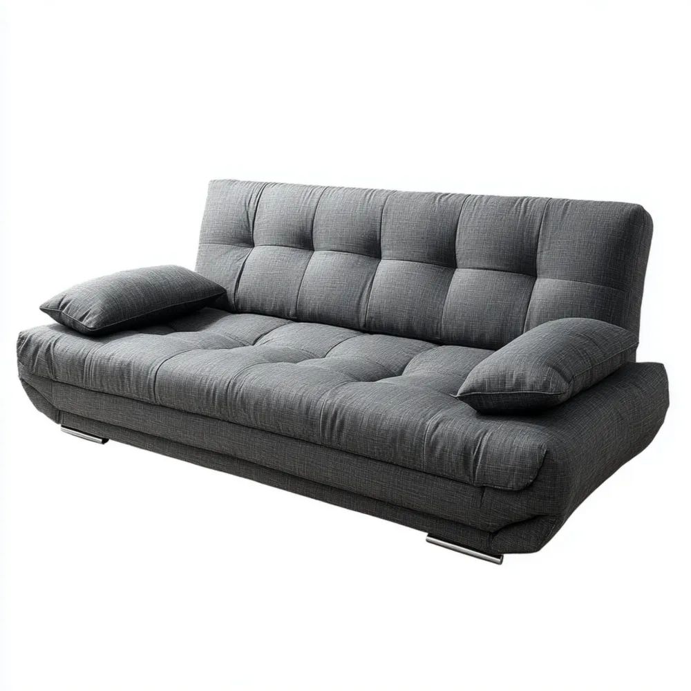 2-Sitzer-Sofa Stoff 200x100x85 cm – Dunkelgrau – Modernes Design