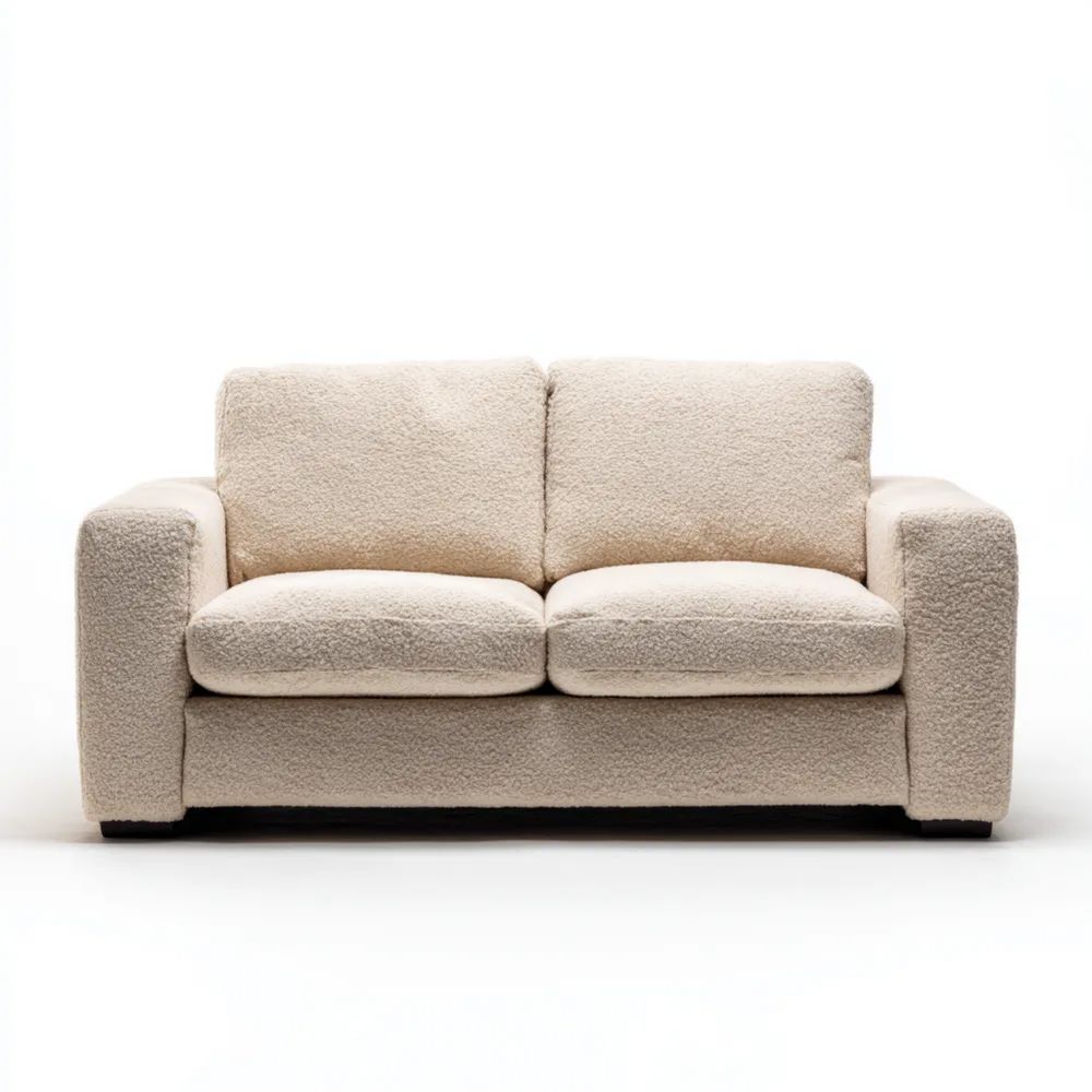 Modernes 2-Sitzer-Sofa Stoff Beige 150x85x75 cm