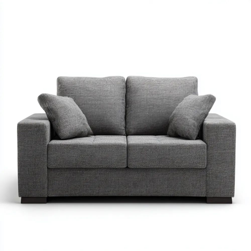 2-Sitzer-Sofa Stoff 150x85x90 cm – Dunkelgrau – Modernes Design