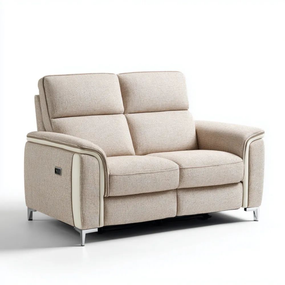 2-Sitzer-Sofa Stoff 150x85x90 cm – Beige – Modernes Design