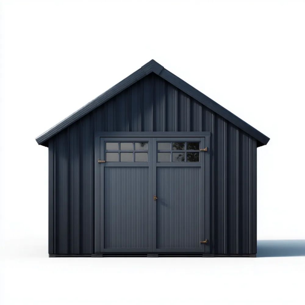 Casetta da giardino in metallo 300x400x250 cm - Grigio Scuro